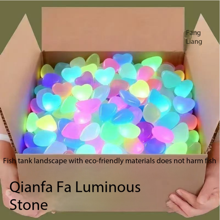 Marine Fish Tank - Pedras Luminosas Coloridas de 1CM, 100