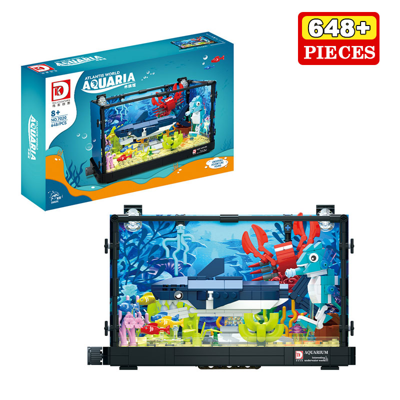 Aquarium Marine World - Blocos de construção de tanque de