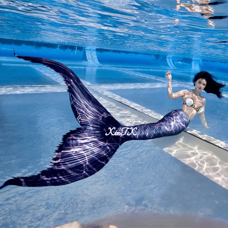 Marine Aquarium - Fantasia de Sereia Adulta com Cauda
