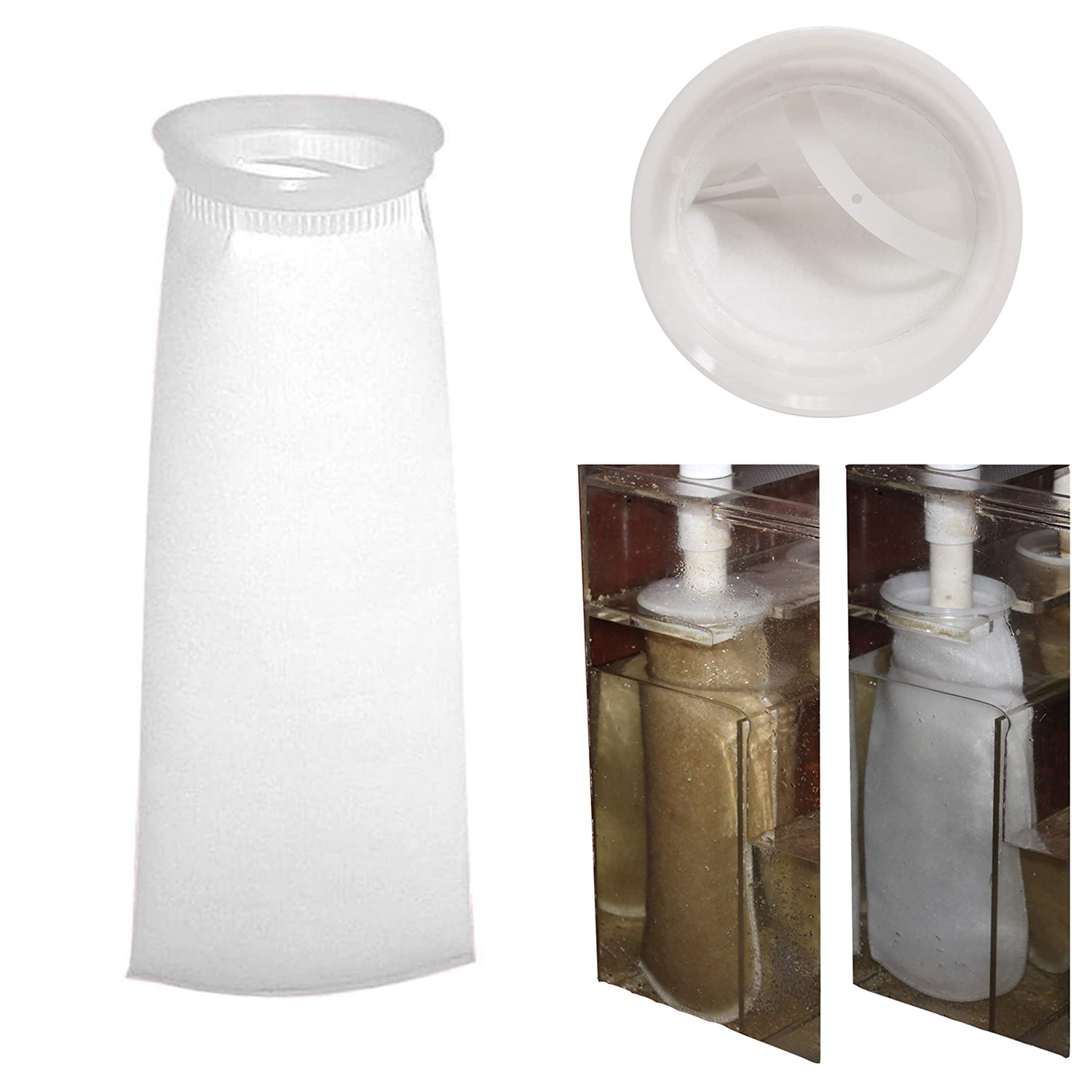 Reef Tank Filter - Aquário Meias Filtro para Fish Tank,