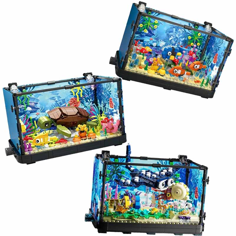 Marine Aquarium Cube - Conjunto de blocos de construção para
