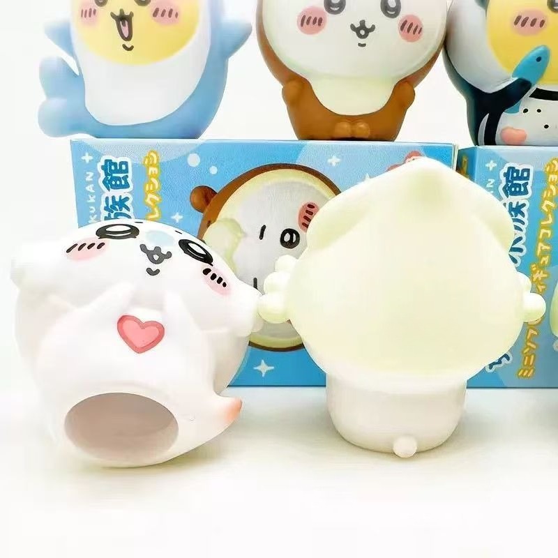 8 peças/caixa Figuras Kawaii C - Marine Fish Tank avaliação e preço
