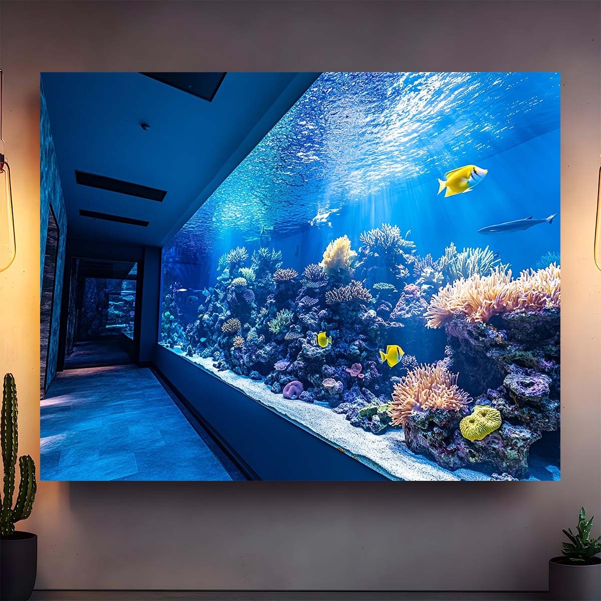 Tapeçaria Vibrante de Aquário  - Reef Aquarium avaliação e preço