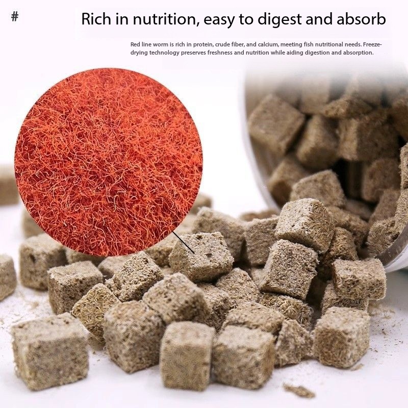 Natural liofilizado bloodworms - Marine Aquarium Cube avaliação e preço