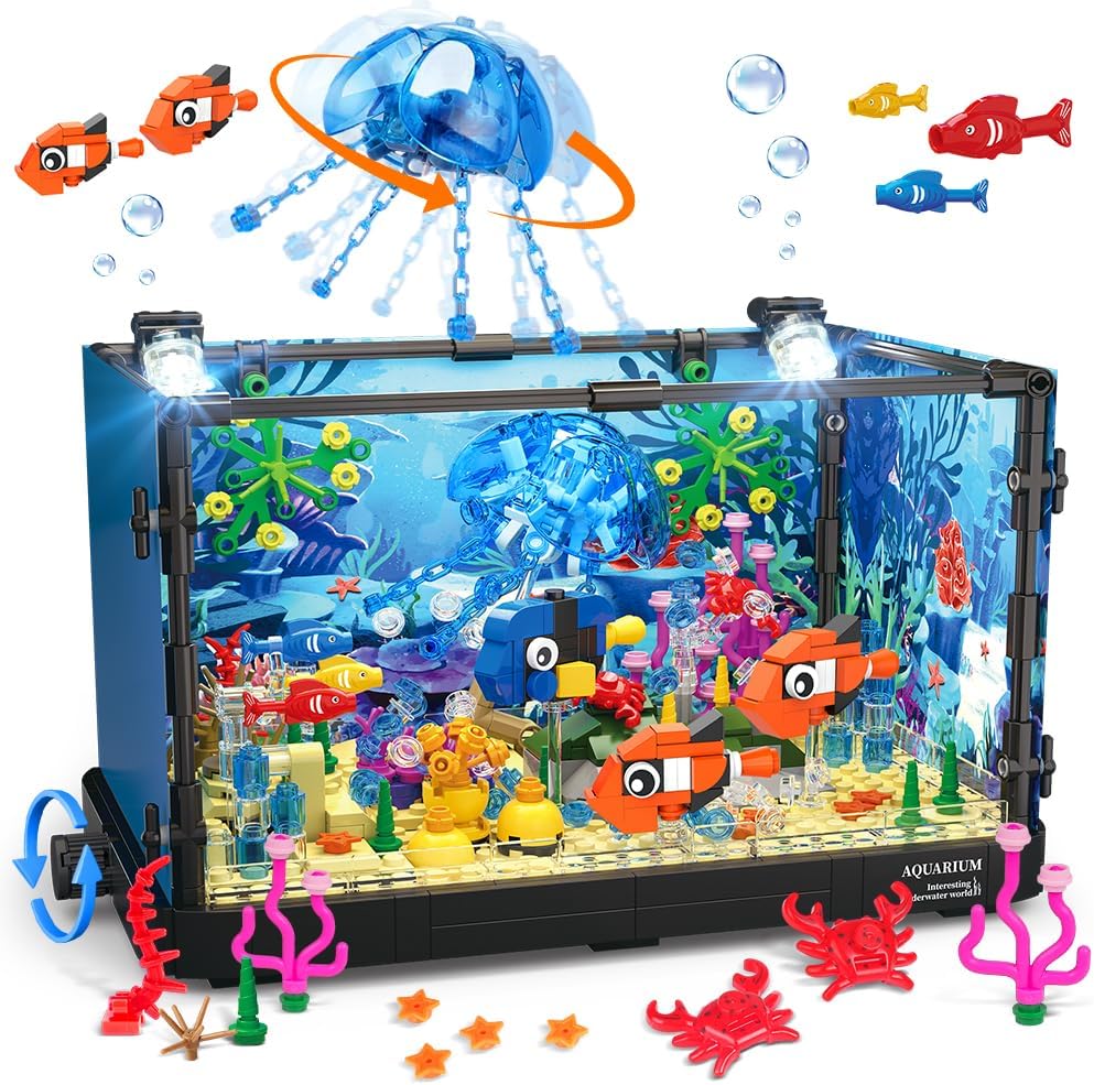 Conjunto de blocos de tanque d - Marine Aquarium Cube avaliação e preço