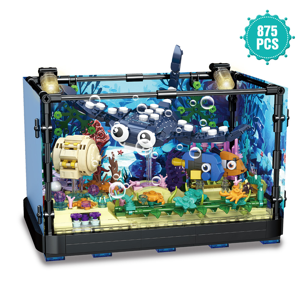 Conjunto de blocos de tanque d - Marine Aquarium Cube avaliação e preço
