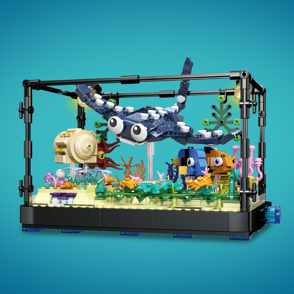 Conjunto de blocos de tanque d - Marine Aquarium Cube avaliação e preço