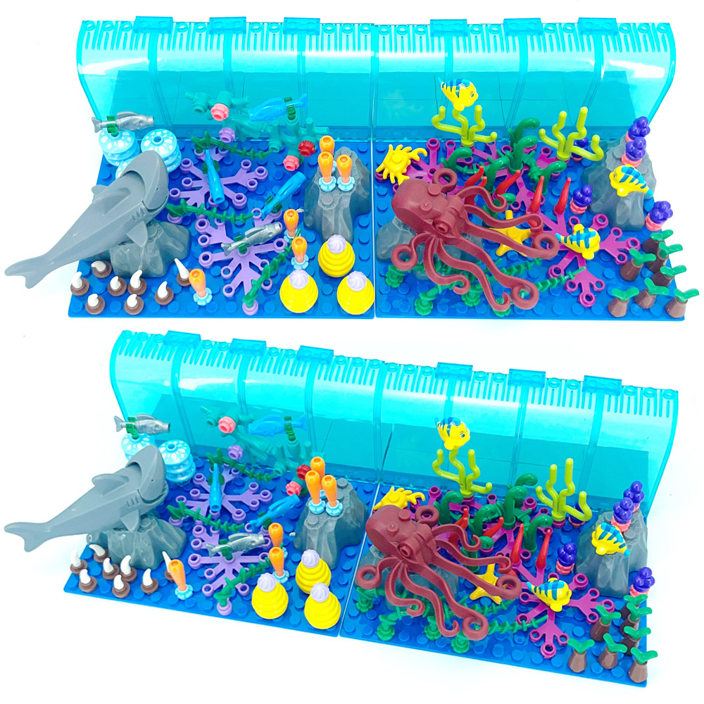 Compatível com LEGO Aquarium C - Aquarium Marine World avaliação e preço