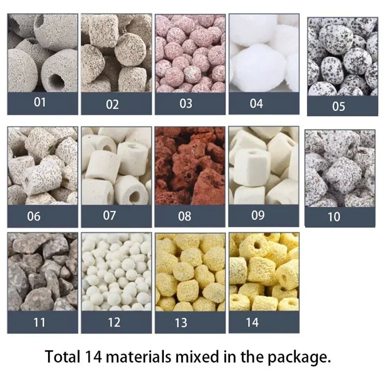 250g 500g 1000g 14 tipos de aq - Reef Tank Filter avaliação e preço